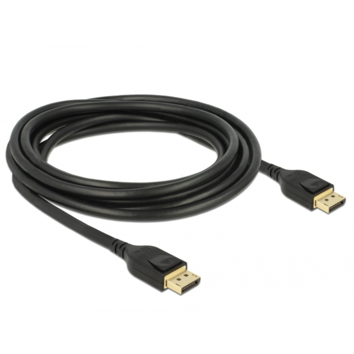 DeLOCK DisplayPort Kabel 8K, schwarz, 3 Meter