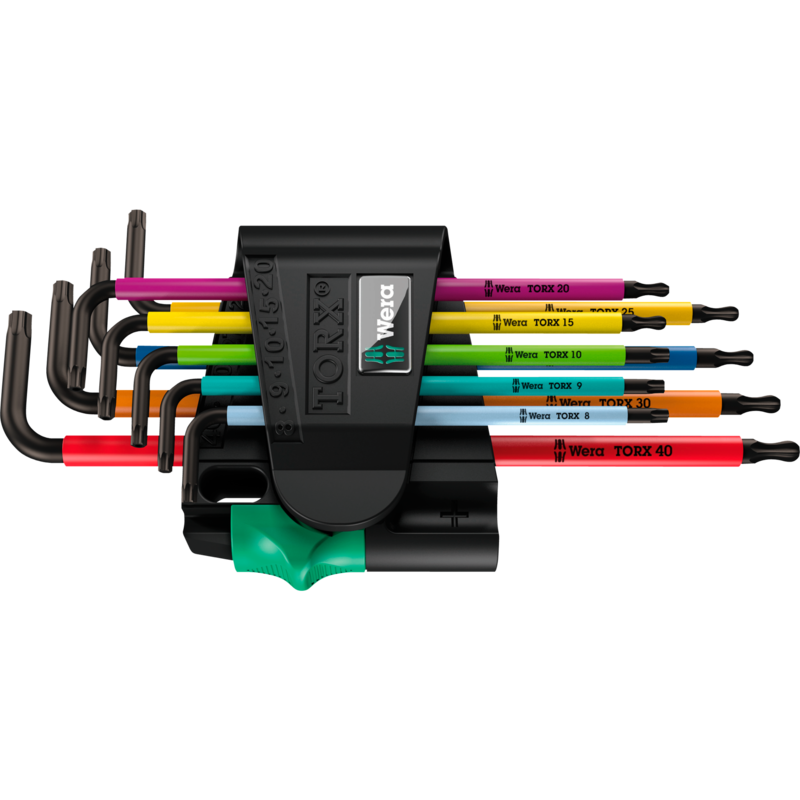 Wera 967/9 TX BO Multicolour 1 Winkelschlüsselsatz, 9-teilig Schraubendreher