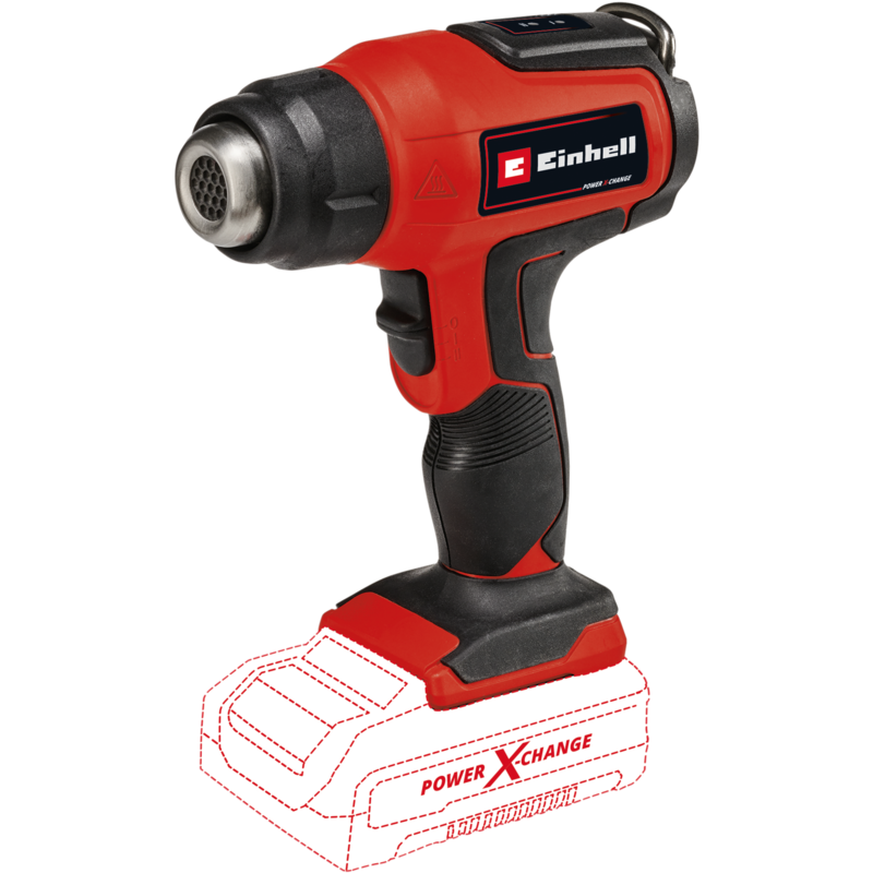 EINHELL Power X-Change Akku-Heißluftpistole TE-HA 18 Li-Solo, 18Volt