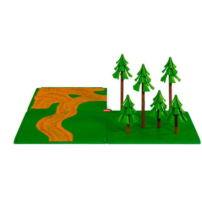 SIKU WORLD Feldwege und Wald Kulisse