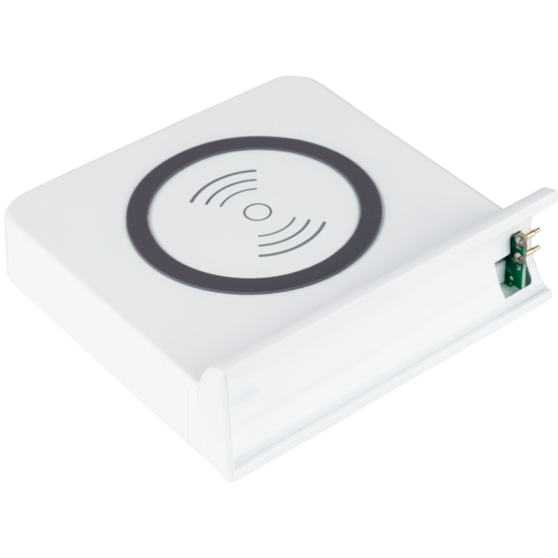 Good Connections Qi Wireless Charging Pad 15 Watt rechts Ladeschale, weiß, für
