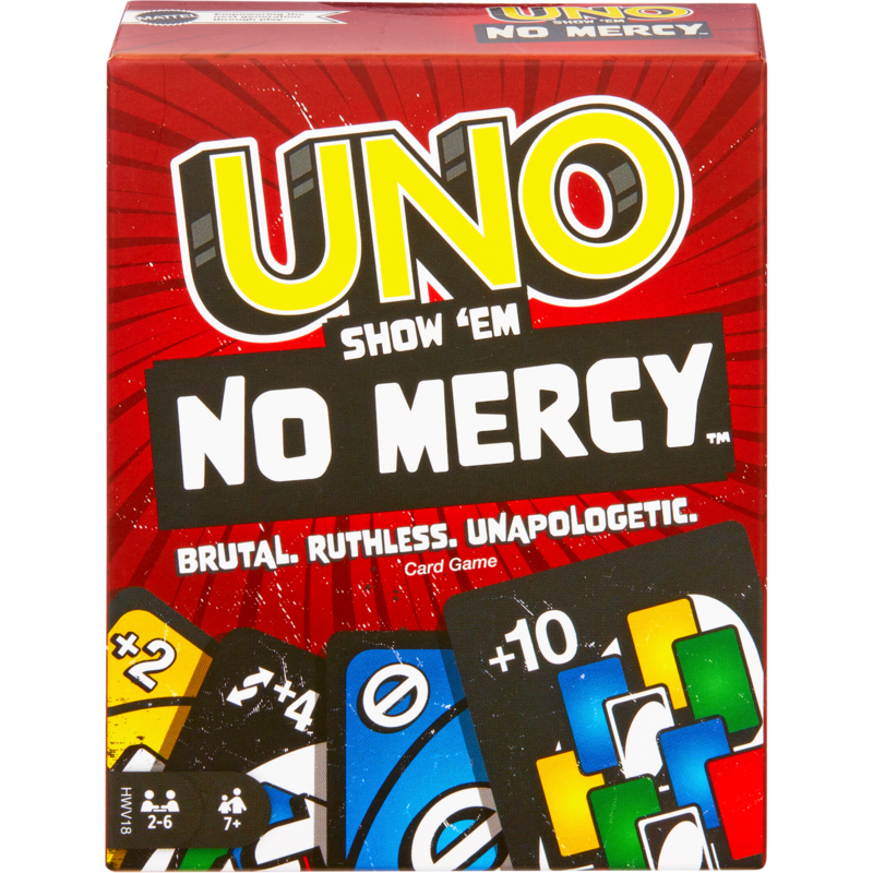 Mattel UNO Show ’em No Mercy Kartenspiel