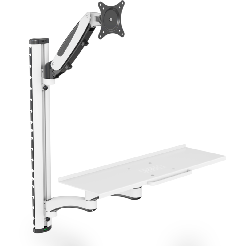 Digitus Arbeitsplatz (Monitor, Tastatur, Maus) Wandmontage Befestigung/Montage