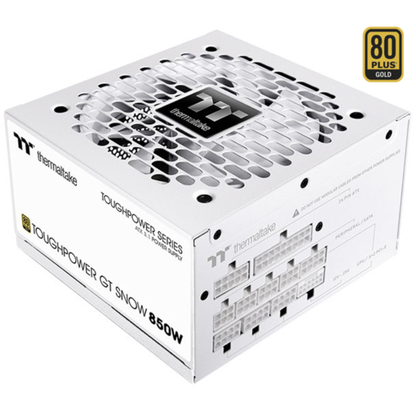 Thermaltake Toughpower GT Snow 850W PC-Netzteil, weiß, 1x 12-Pin High Power GPU
