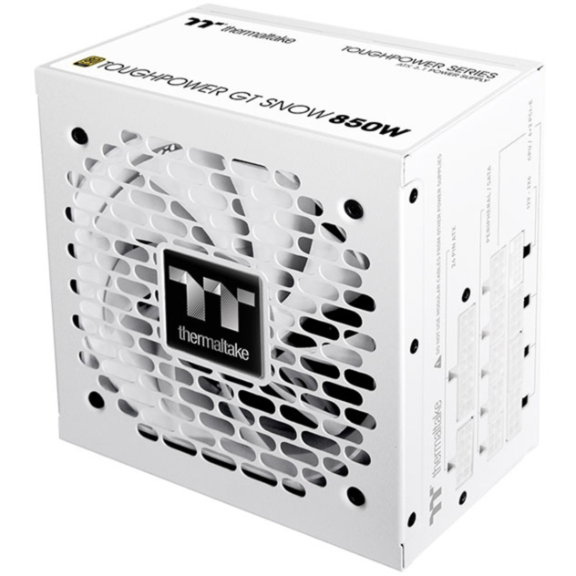 Thermaltake Toughpower GT Snow 850W PC-Netzteil, weiß, 1x 12-Pin High Power GPU, Gebraucht