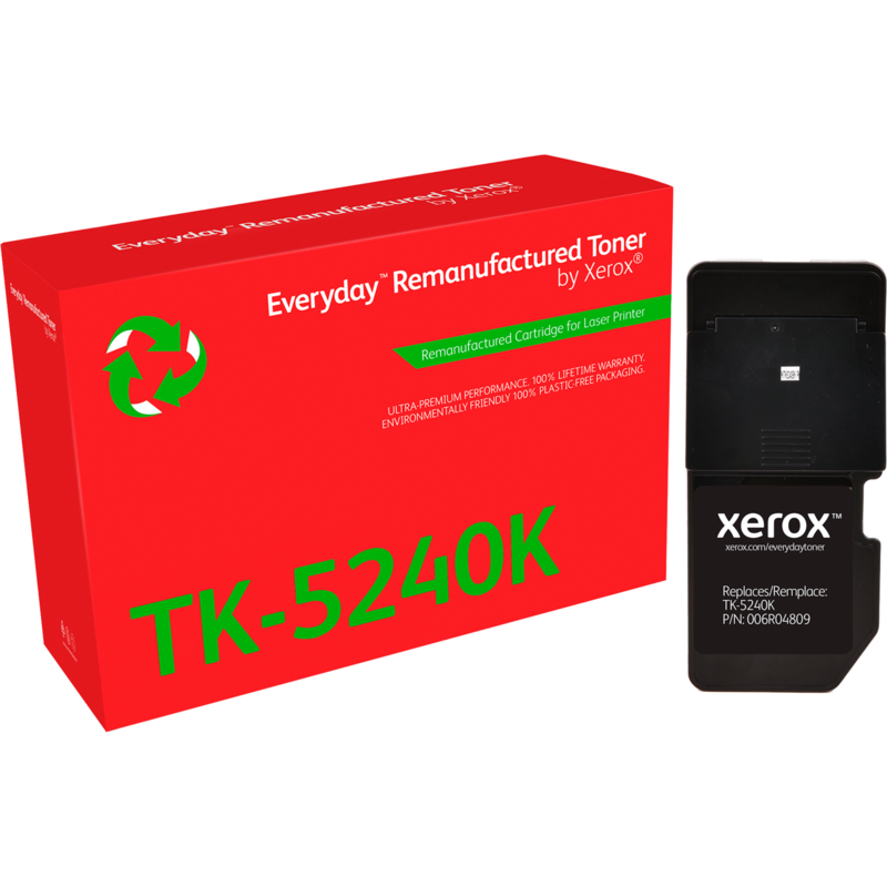 Xerox Everyday Toner schwarz 006R04809, wiederaufbereitet, kompatibel zu Kyocera, Generalüberholt