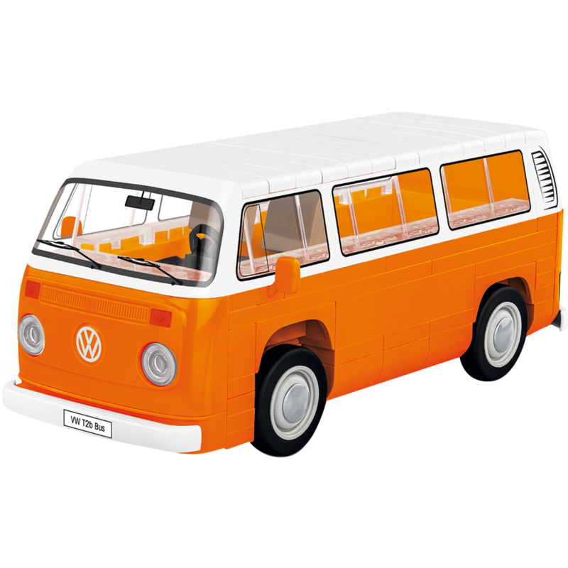 COBI Volkswagen T2b Bus Konstruktionsspielzeug, orange, Maßstab 1:35