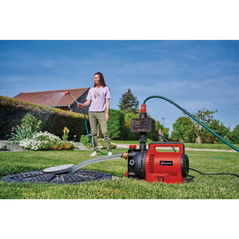 EINHELL Elektronischer Durchflussschalter Schalter, schwarz, Druckschalter für