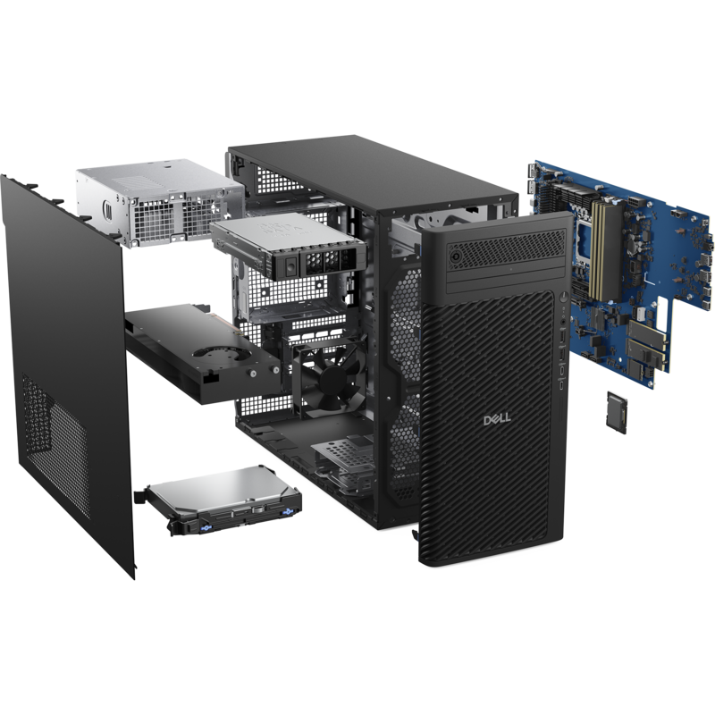 Dell Pro Max Tower T2 (FPT01) PC-System, schwarz, Windows 11 Pro