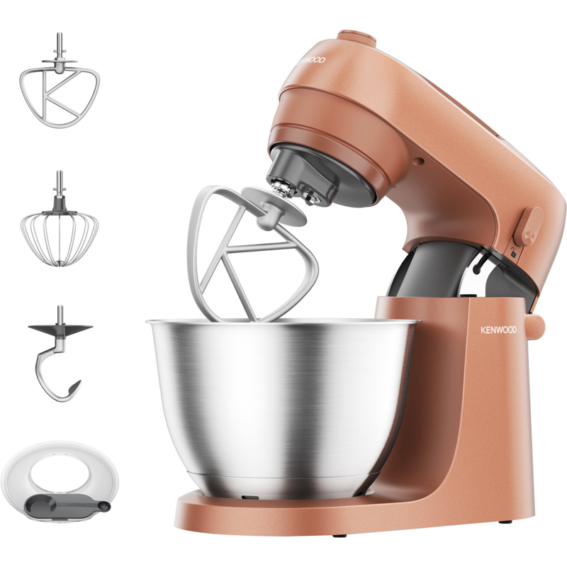 Kenwood Go Küchenmaschine KZM35.000RD Clay Red, rot, 800 Watt