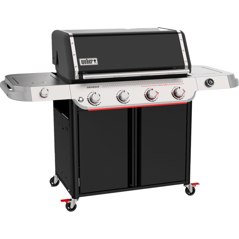 Weber Gasgrill Genesis E-435W Grill, schwarz/edelstahl, 21,1 kW, mit Sear Zone