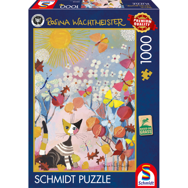 Schmidt Spiele Rosina Wachtmeister: Gestreiftes Kätzchen Puzzle, 1000 Teile