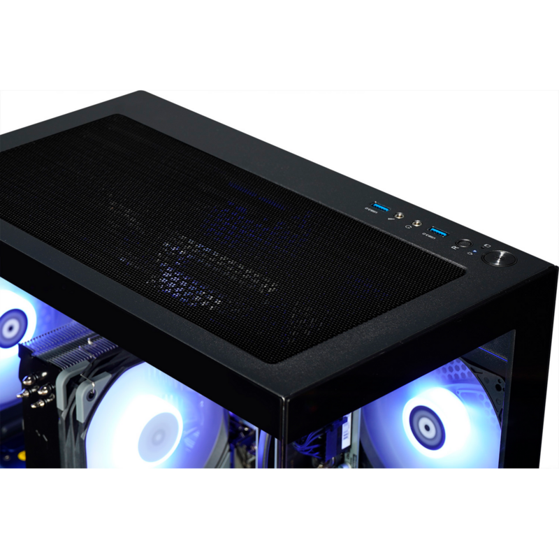 Thermaltake FTW V170 Ultra Arc B580 Gaming-PC, schiefer/holz, Windows 11 Pro
