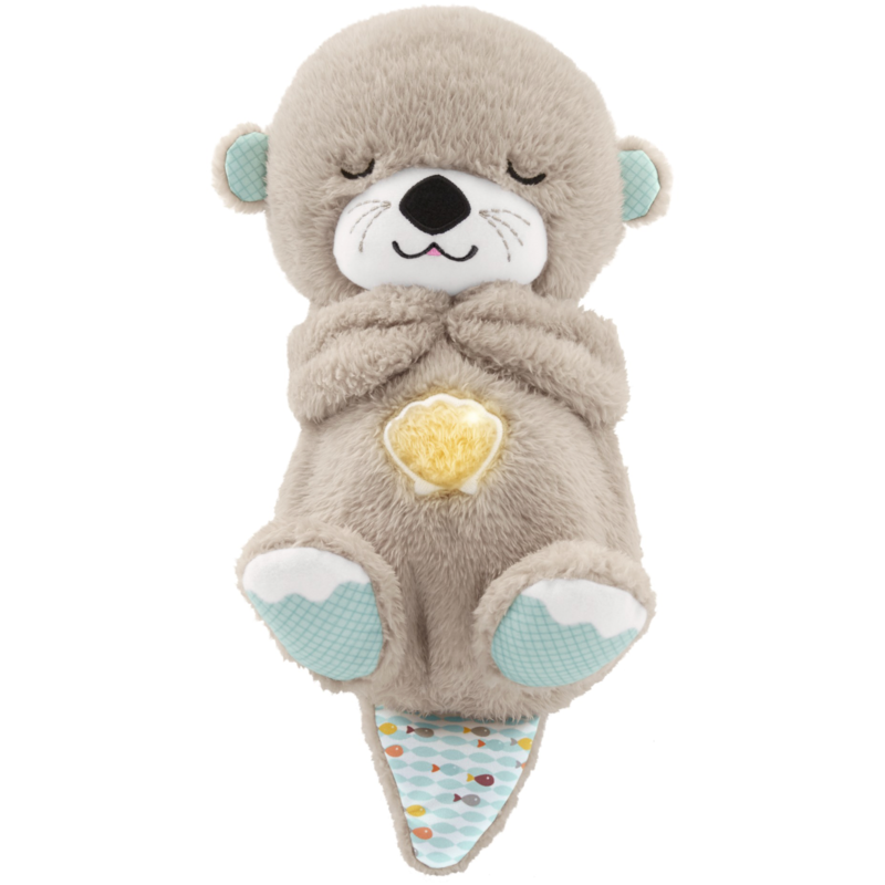 Fisher-Price Schlummer-Otter - Musik-Kuscheltier für Babys und Kleinkinder