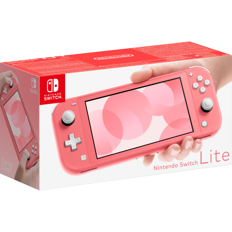 Nintendo Switch Lite, Spielkonsole, koralle
