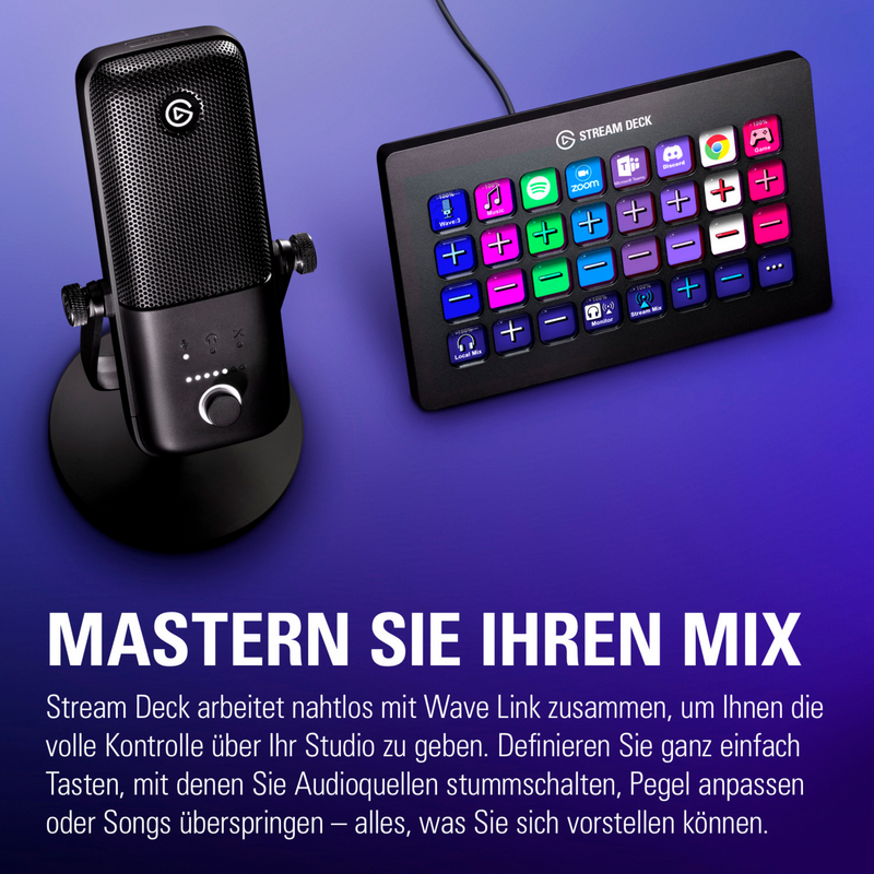 Elgato Wave 3 Mikrofon, schwarz