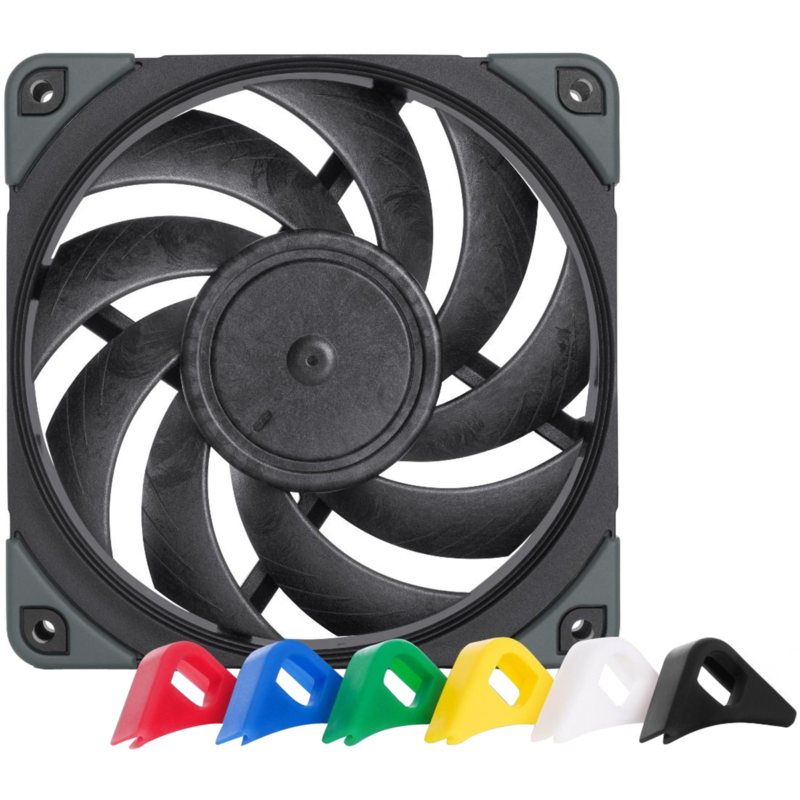 Noctua NF-A12x25 PWM chromax.black.swap 120x120x25 Gehäuselüfter, schwarz