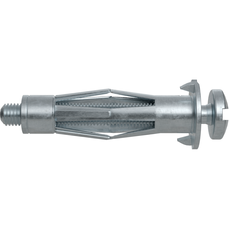 fischer Hohlraum-Metalldübel HM 4x32 S Dübel, silber, 50 Stück, mit metrischer