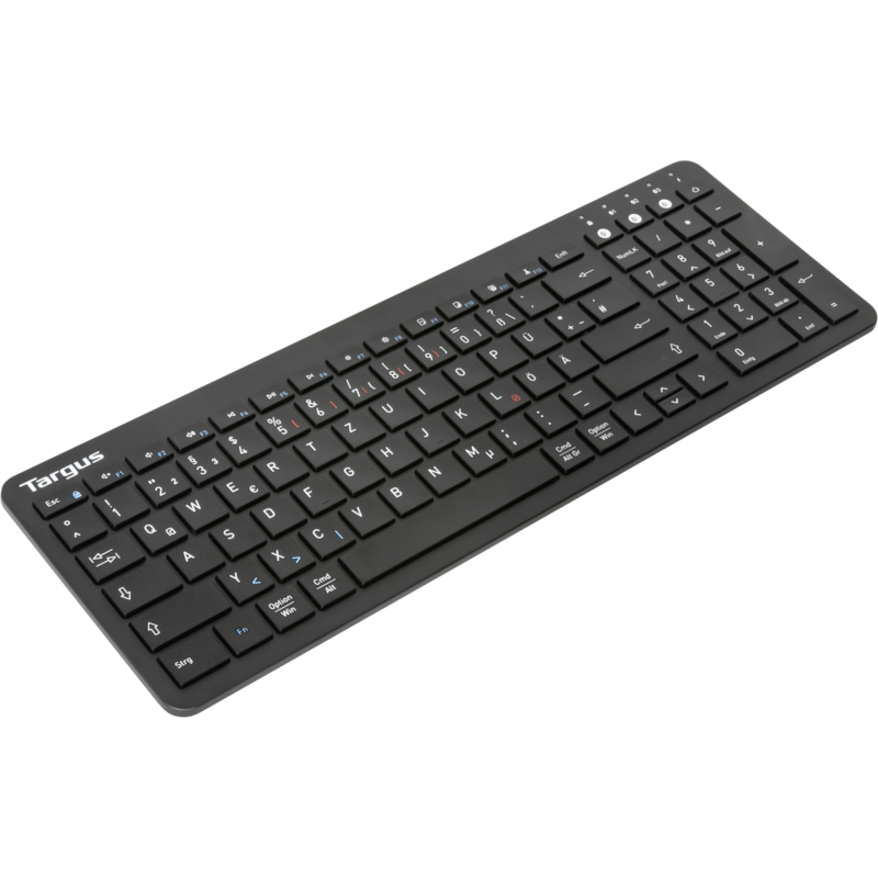 Targus Anti Microbial Bluetooth Keyboard Tastatur, schwarz