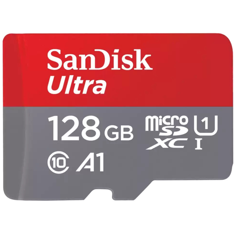 SanDisk Ultra 128 GB microSDXC Speicherkarte, UHS-I U1, Class 10, A1