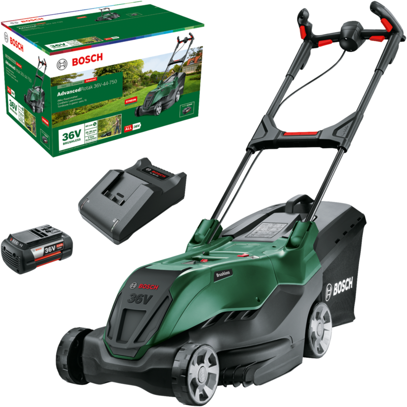 Bosch Heimwerken & Garten Akku-Rasenmäher AdvancedRotak 36V-44-750, 36Volt