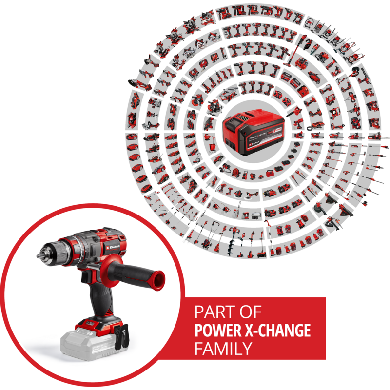 EINHELL Professional Akku-Schlagbohrschrauber TP-CD 18/80 Li-i BL - Solo