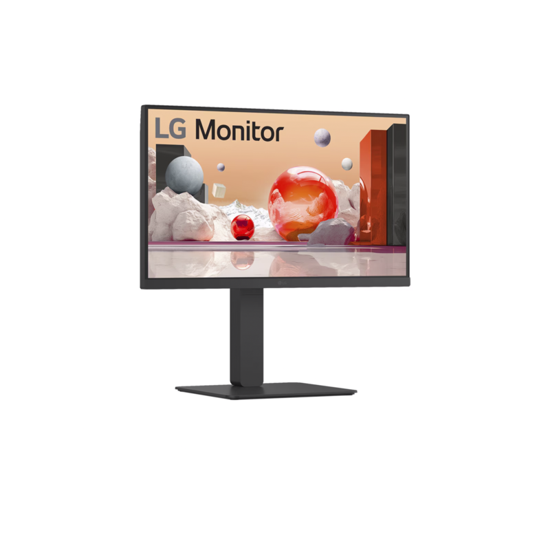 LG 24BA850-B.AEU LED-Monitor, schwarz, FullHD, IPS, Webcam, Mikrofon, USB-C