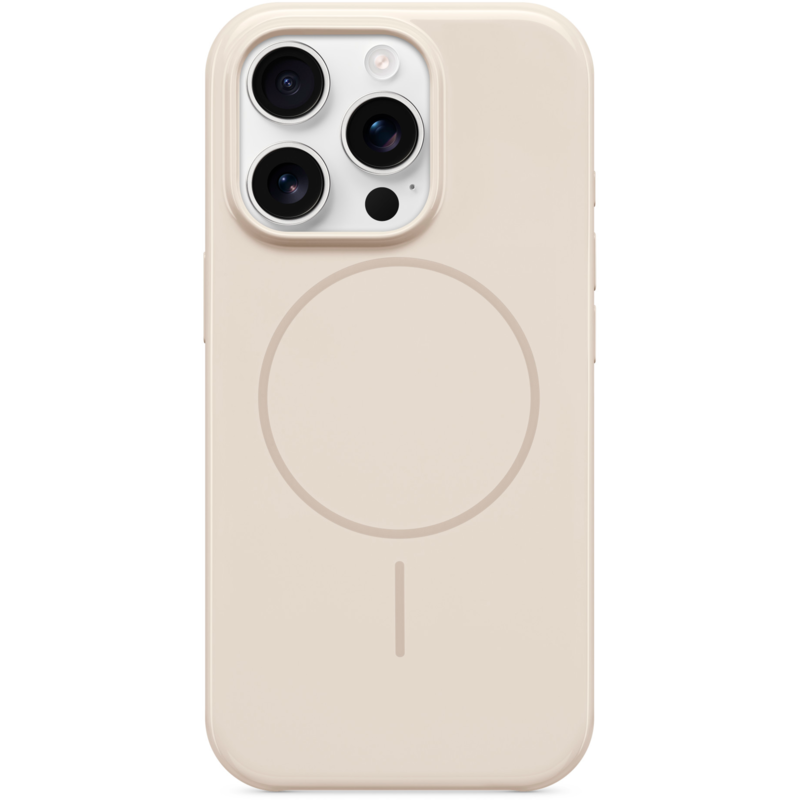 Apple Beats Case mit MagSafe Handyhülle, beige, iPhone 16 Pro