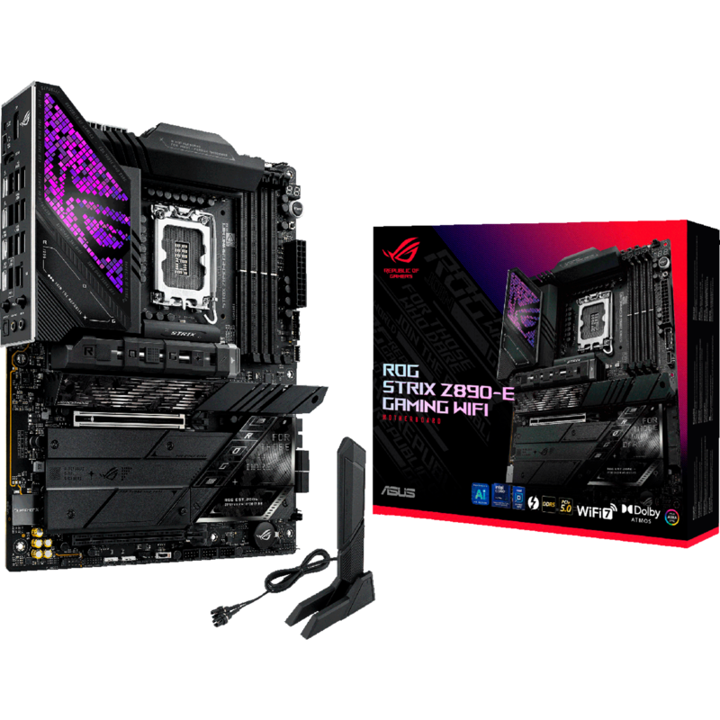 ASUS ROG STRIX Z890-E GAMING WIFI Mainboard, schwarz