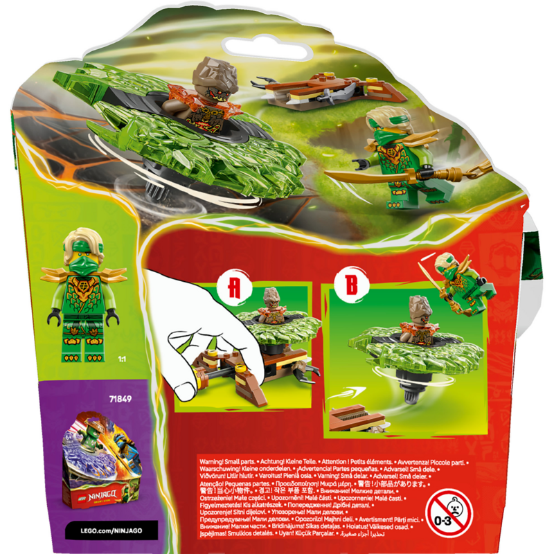 LEGO Ninjago Lloyd vs. Elementarmonster-Spinner Konstruktionsspielzeug