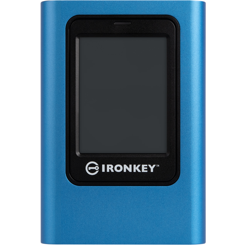 Kingston IronKey Vault Privacy 80 1,92 TB SSD, blau/schwarz, USB-C 3.2 Gen 1 (5