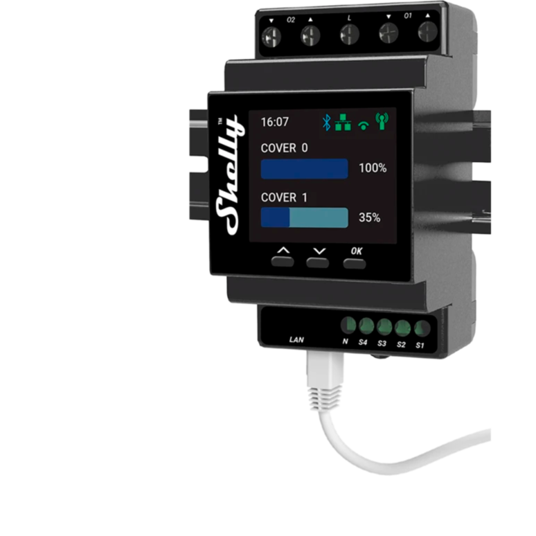 Shelly Pro Dual Cover / Shutter PM Relais