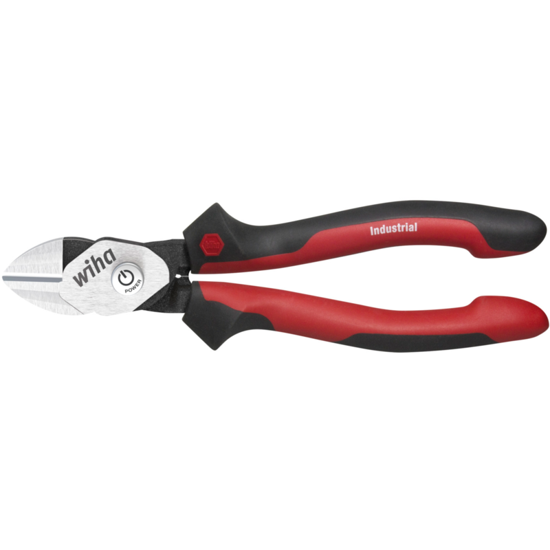 Wiha Hochleistungs-Seitenschneider BiCut Industrial Schneid-Zange, schwarz/rot