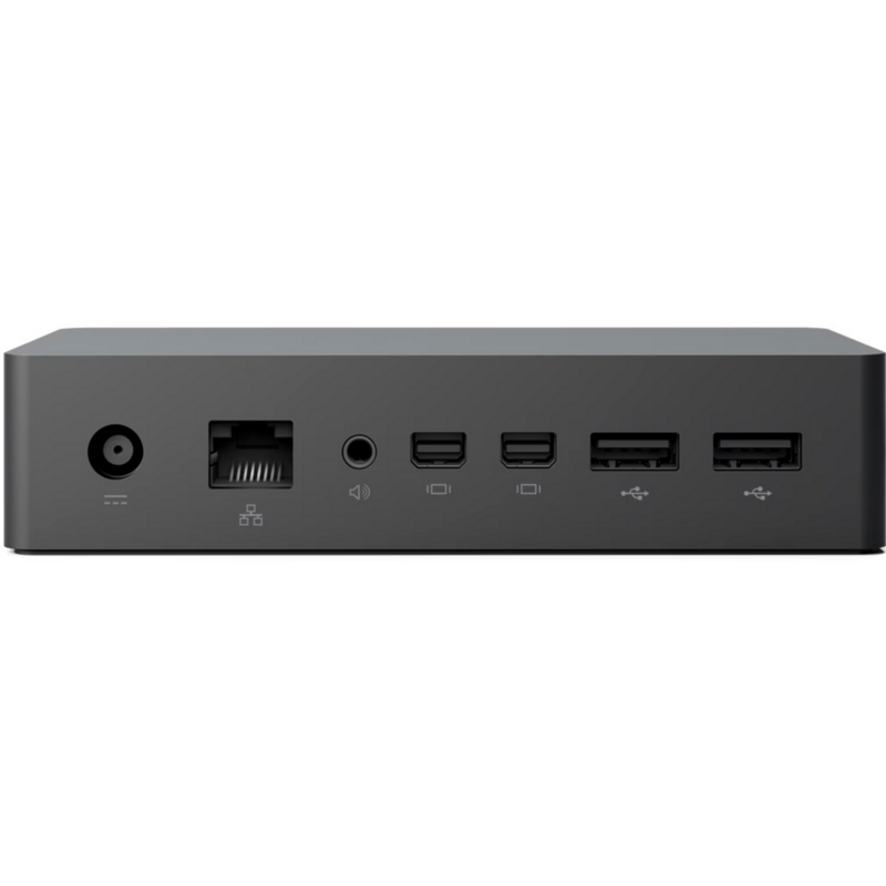 Microsoft Surface Dock 2 Generalüberholt Dockingstation, schwarz, USB-C, USB-A, Generalüberholt