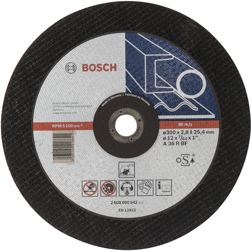 Bosch Professional PRO Metal Trennscheibe, Ø 300mm, Bohrung 25,4mm, A 36 R BF