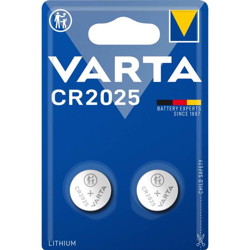 VARTA Professional CR2025 Batterie, 2 Stück