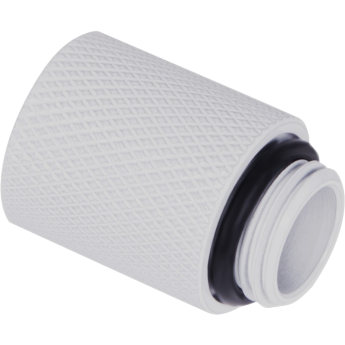 Alphacool Eiszapfen Verlängerung 20mm G1/4 AG auf G1/4 IG - White, weiß, für