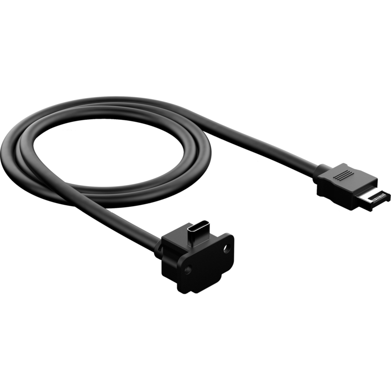 Fractal Design USB 3.2 Gen 2 Kabel Model E, 19 Pin Stecker > USB-C Stecker