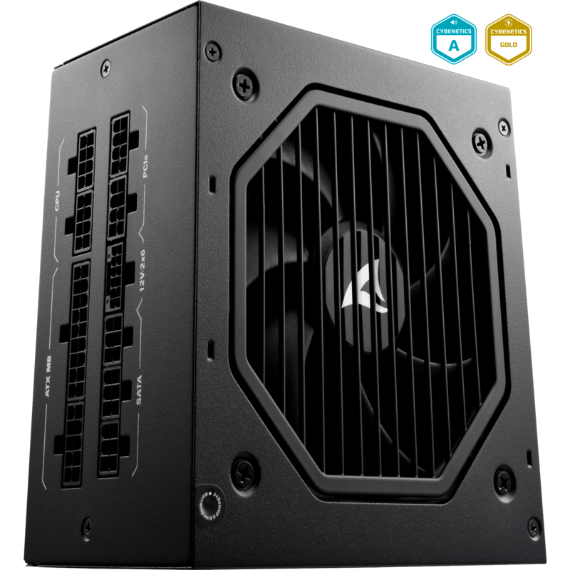 Sharkoon Rebel P20 850W PC-Netzteil, schwarz, 1x 12 Pin High Power Anschluss, 4x