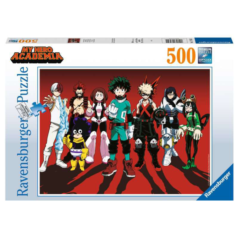 Ravensburger Puzzle My Hero Academia Superhelden, 500 Teile