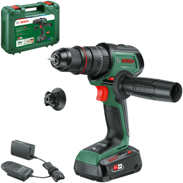 Bosch Heimwerken & Garten Akku-Schlagbohrschrauber AdvancedImpact 18V-80