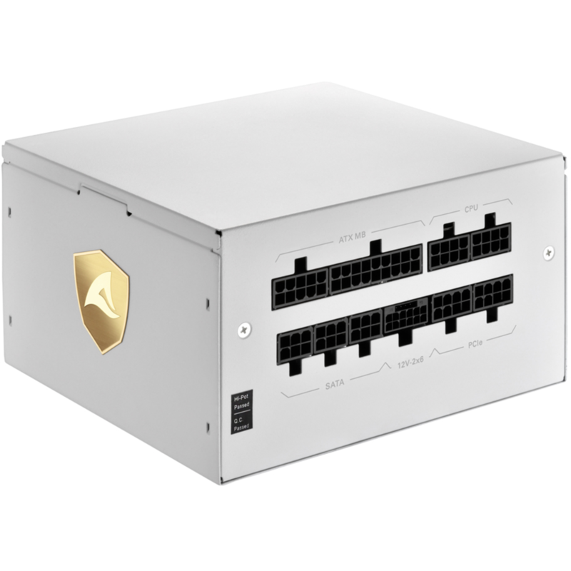 Sharkoon Rebel P20 750 White PC-Netzteil, weiß, 1x 12 Pin High Power Anschluss, Gebraucht