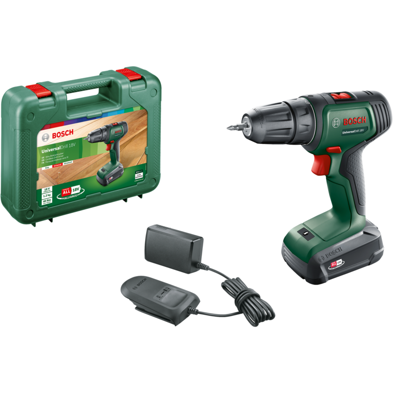 Bosch Heimwerken & Garten Akku-Bohrschrauber UniversalDrill 18V, grün/schwarz