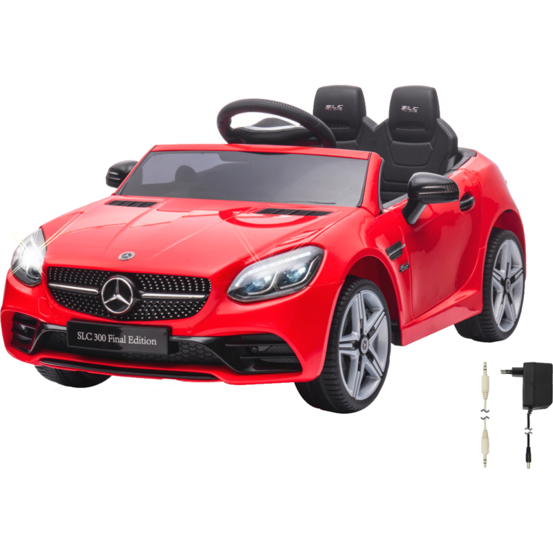 Jamara Ride-on Mercedes-Benz SLC Kinderfahrzeug, rot, 12V