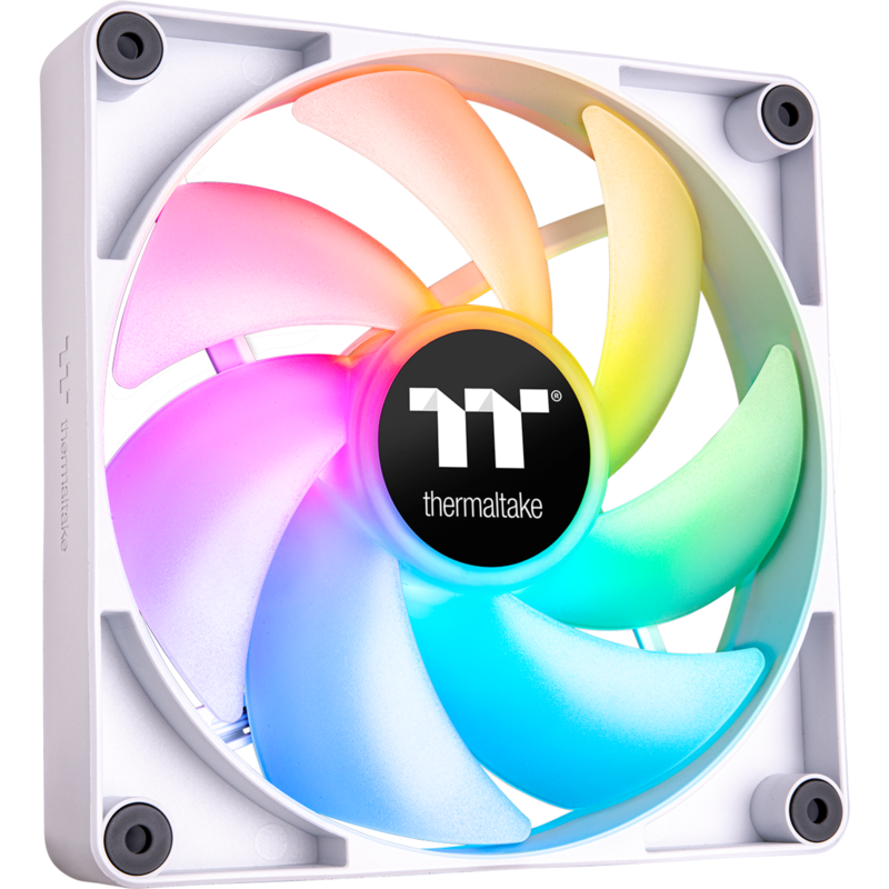Thermaltake CT120 ARGB Sync PC Cooling Fan White Gehäuselüfter, weiß, 2er Pack