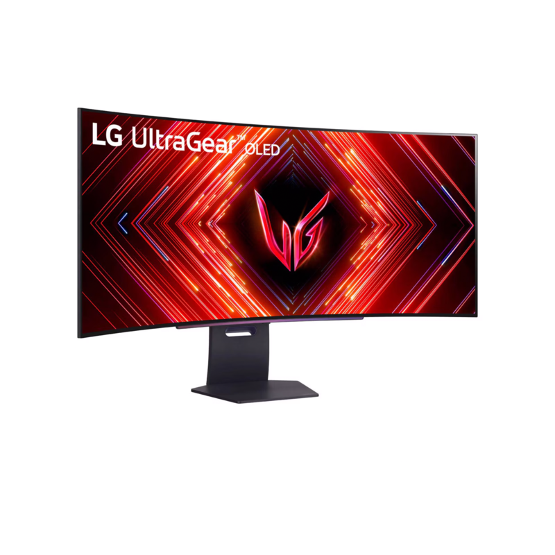 LG UltraGear 45GS95QX-B.AEU Gaming-Monitor, schwarz, UWQHD, OLED, Curved, NVIDIA