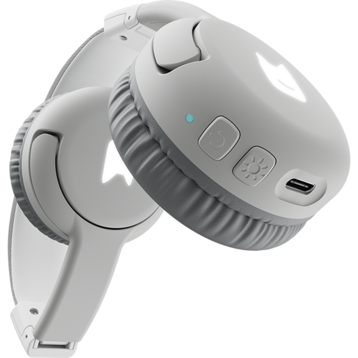 tonies Bluetooth Kopfhörer - Mondgrau, hellgrau/weiß, Für die Toniebox 2