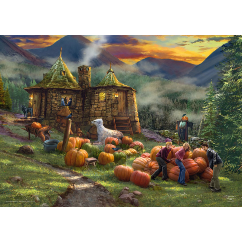 Schmidt Spiele Thomas Kinkade Studios: Harry Potter - Hagrid‘s Hut Puzzle, 1000