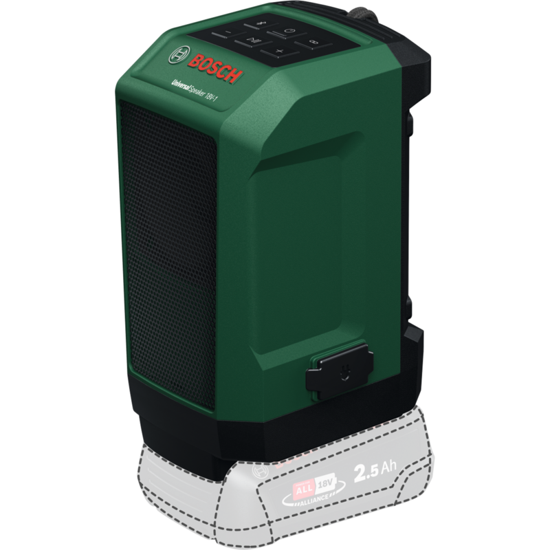 Bosch Heimwerken & Garten UniversalSpeaker 18V-1 Lautsprecher, grün/schwarz