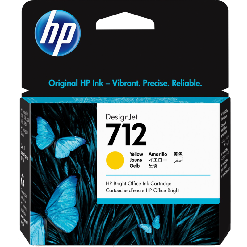 HP Tinte gelb Nr. 712 (3ED69A